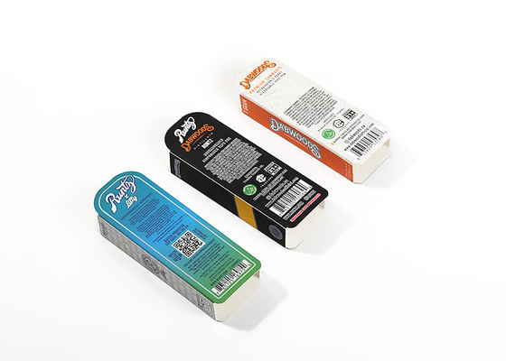 Offset Printing CBD Mini Vape Box , Custom Paper Packaging Box  0.3mm Thickness