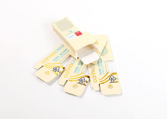 Multiple Flavors Printed Paper Packaging Box , Custom Vape Box With Pvc Windows