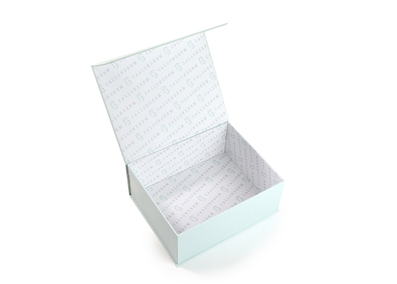 Handmade White Magnetic Closure Gift Box , Rigid Electronics Packaging Boxes
