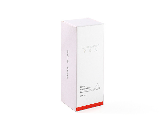 Personalized Print Folding Cosmetic Box Beauty Packaging 0.3mm Thickness For Skincare